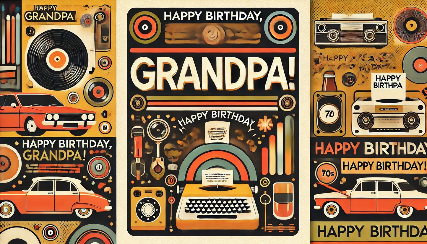 Happy Birthday Grandpa video card