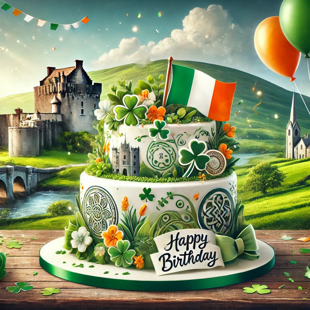 Ireland Happy Birthday to a True Patriot – Digital Video Greeting Card for WhatsApp & Messenger