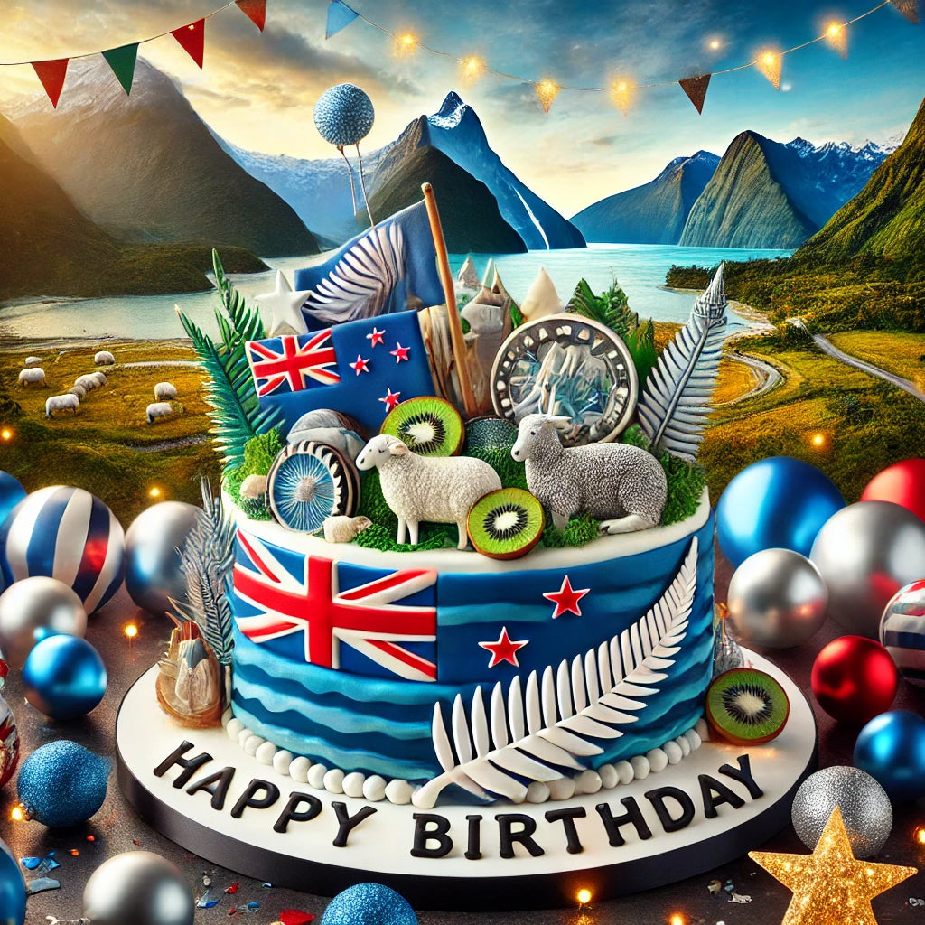 New Zealand Happy Birthday to a True New Zealand Patriot – Digital Video Greeting Card for WhatsApp & Messenger