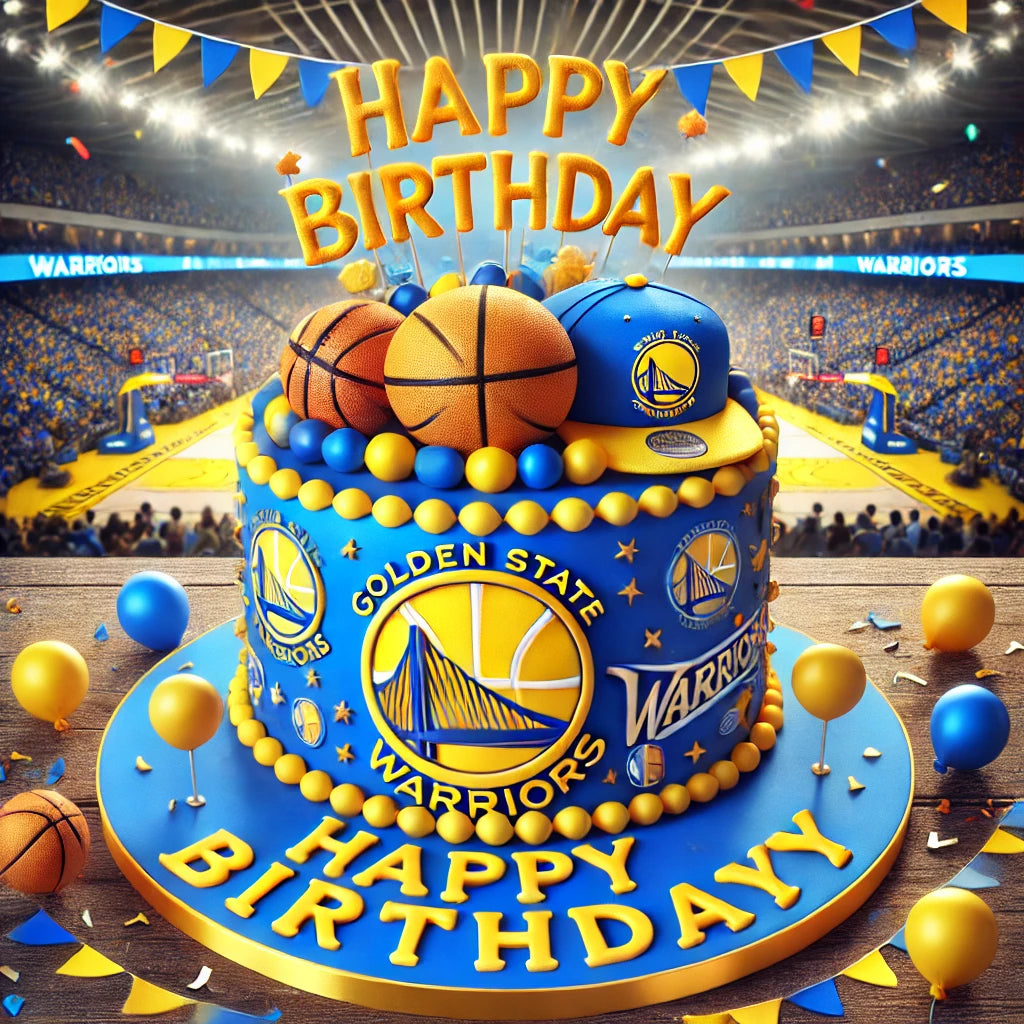 Basketball Happy Birthday Golden State Warriors Supporter