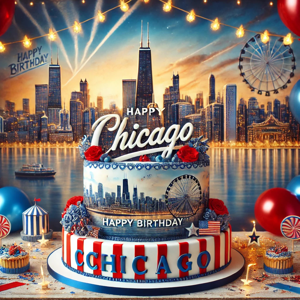 Chicago Happy Birthday Video Greeting – Digital Card for Proud Chicagoans via WhatsApp & Messenger