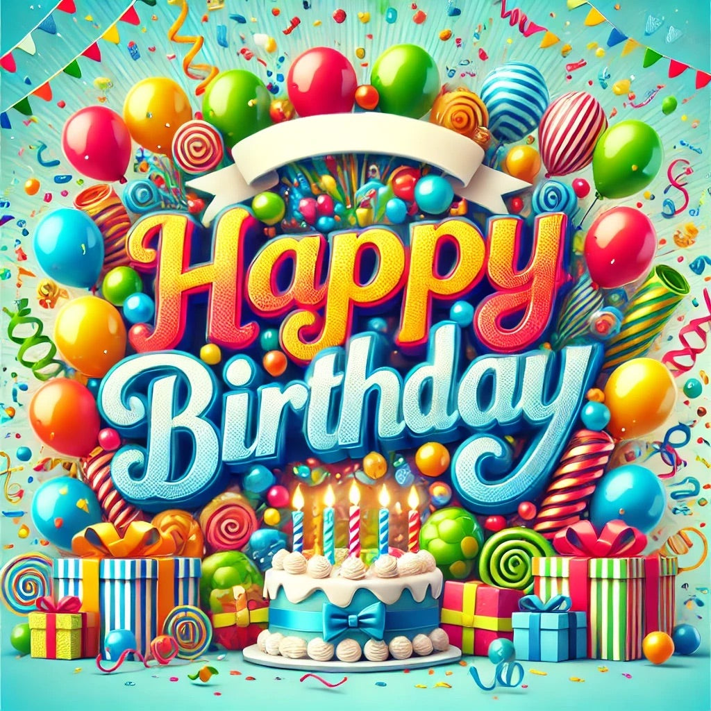 Happy Birthday Video celebrations message