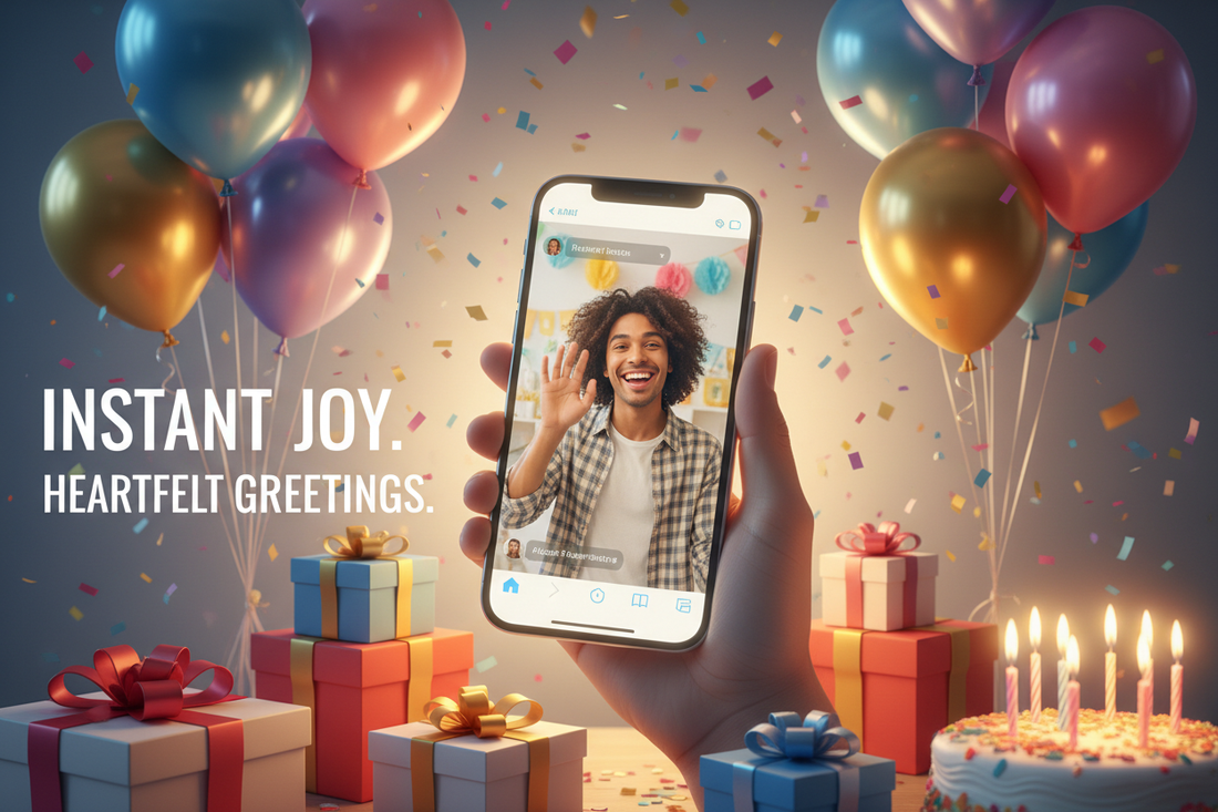 Last-Minute Birthday Message? We’ve Got You Covered (Instant Digital Video Greetings)