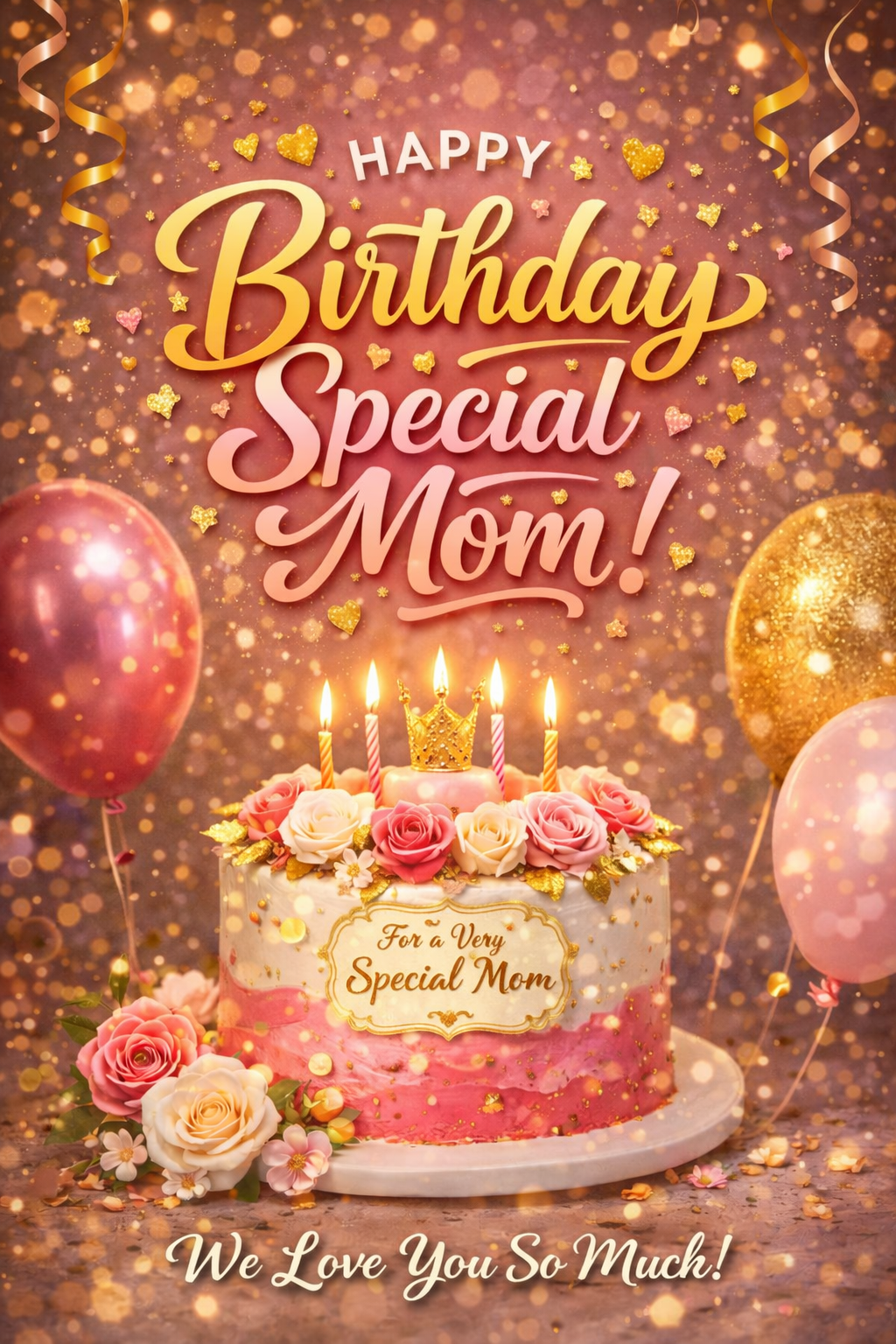 Happy Birthday Special Mom – Send a Video Message via WhatsApp