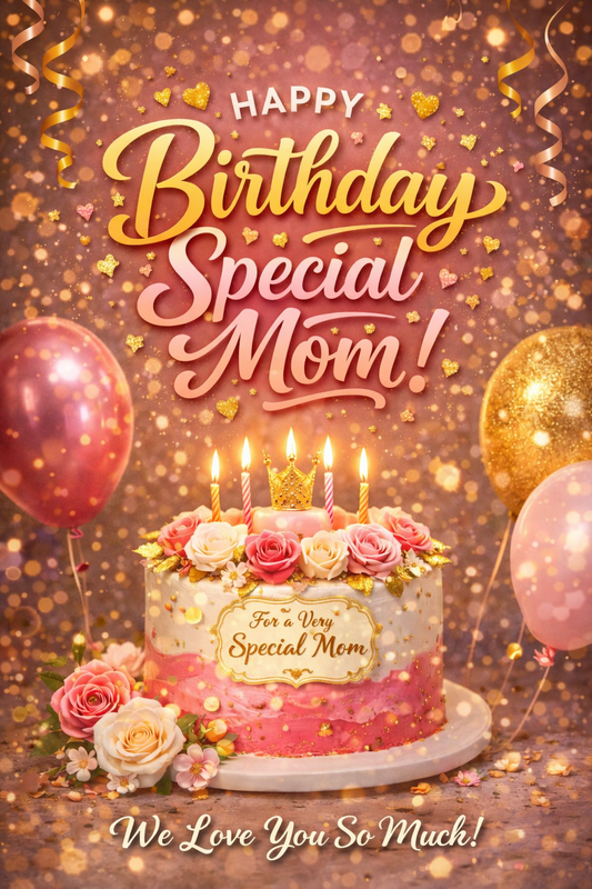 Happy Birthday Special Mom – Send a Video Message via WhatsApp
