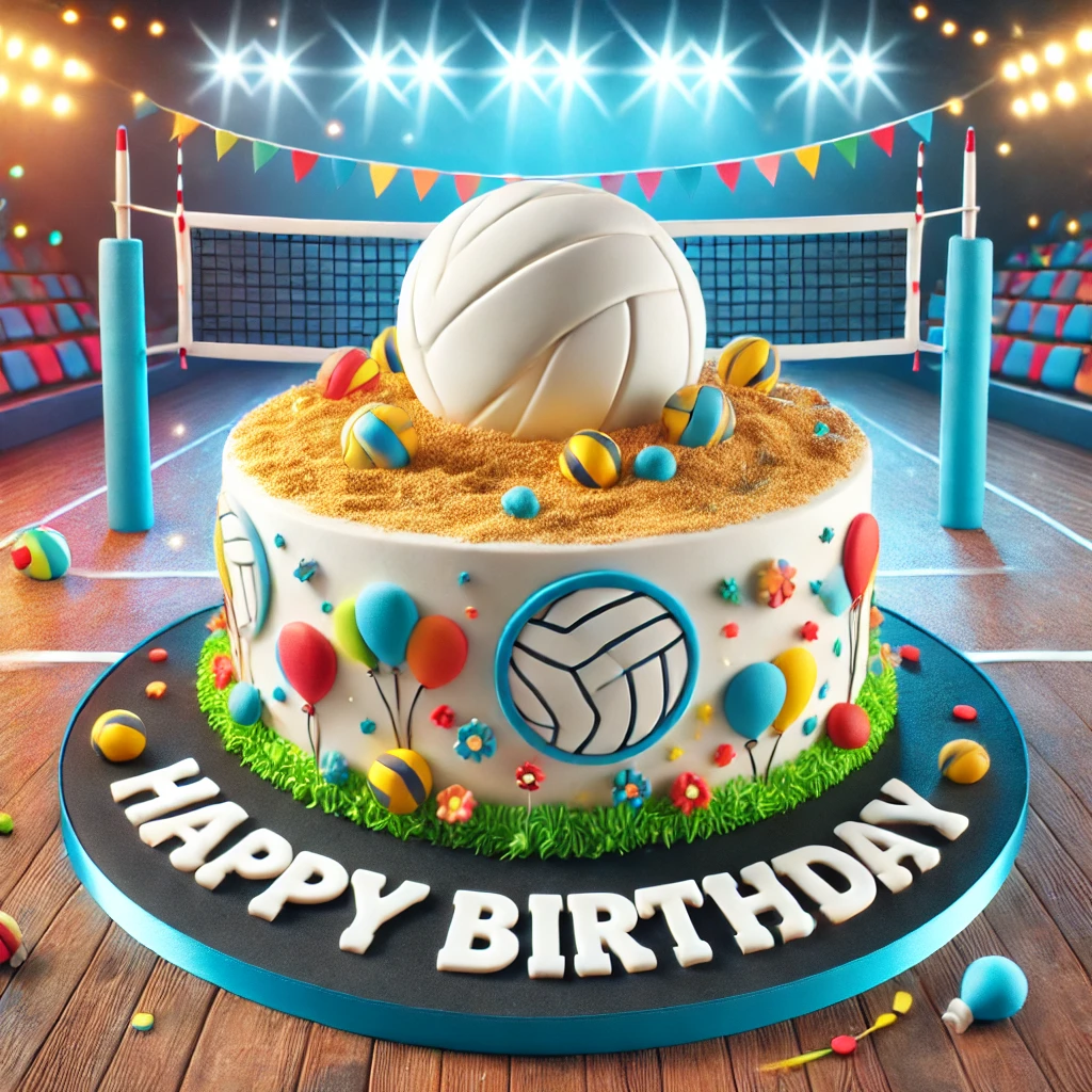 Happy Birthday Volleyball Fan Video Celebration