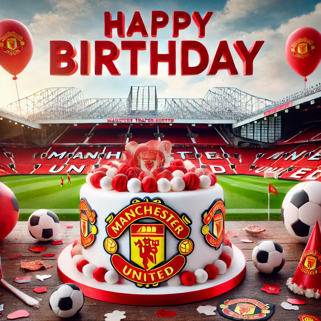 Football Happy Birthday Manchester United Fan