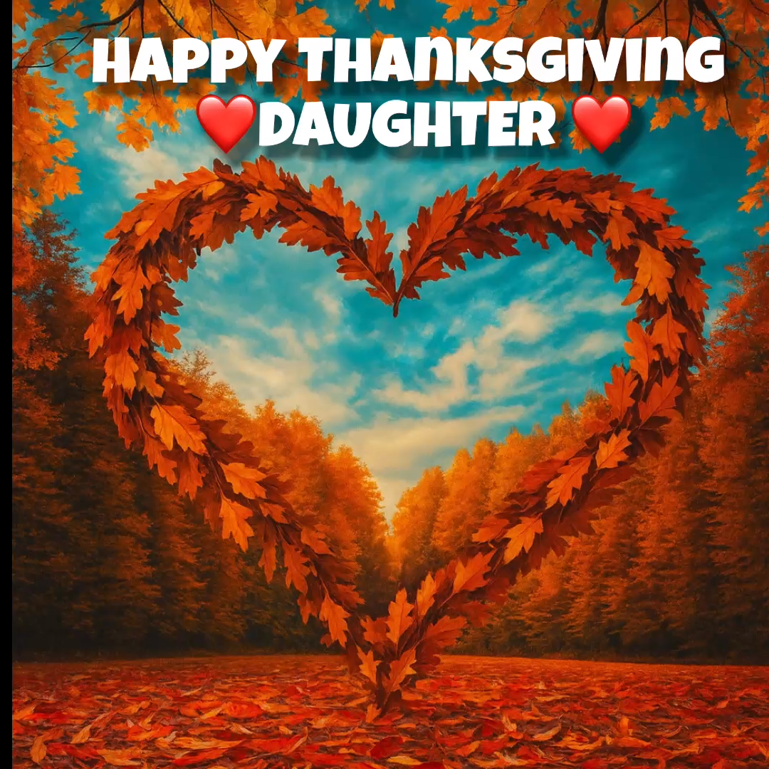 Happy Thanksgiving Daughter – Loving Video Message for Gmail & Instagram