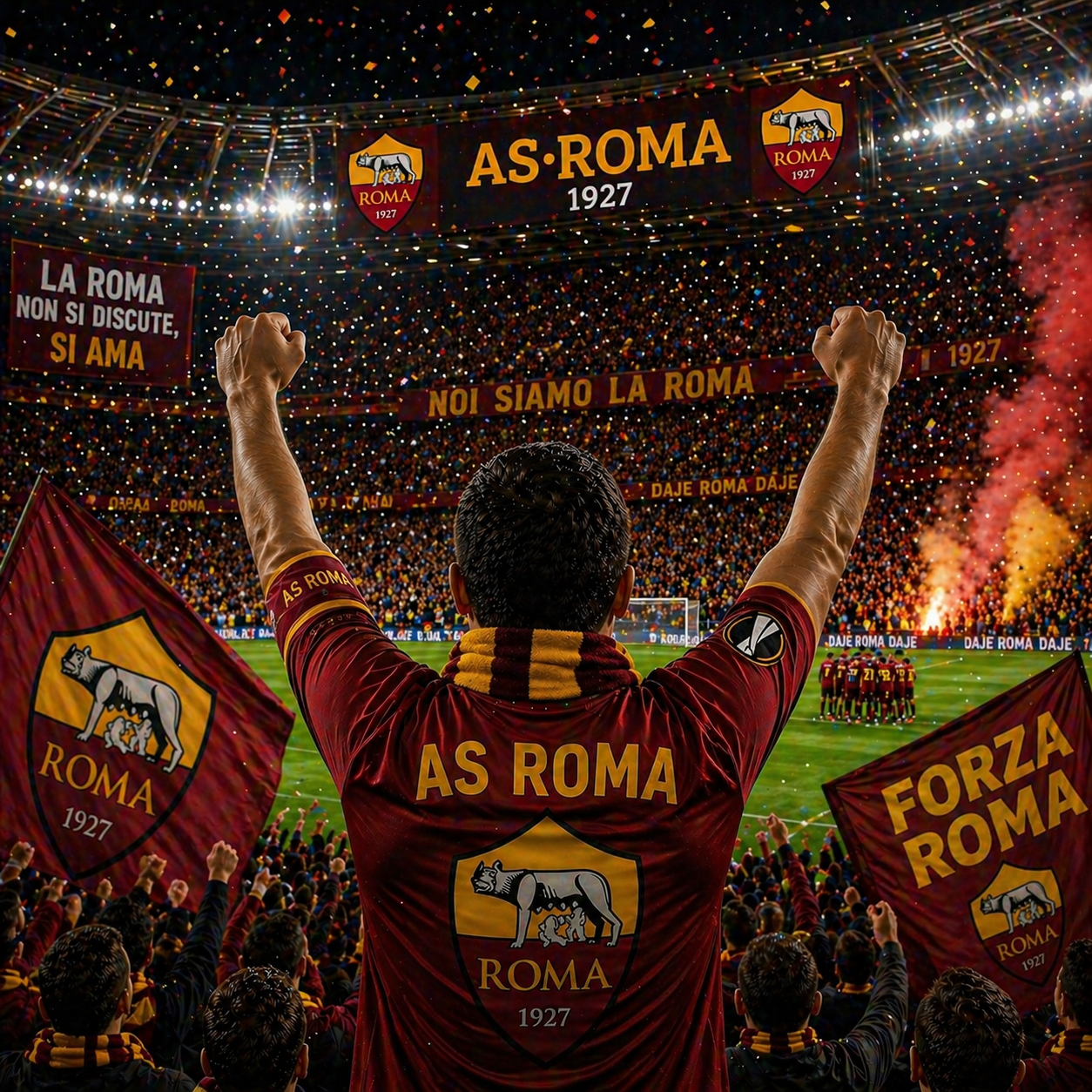 What a Win AS Roma Fan – Football Celebration Video for WhatsApp