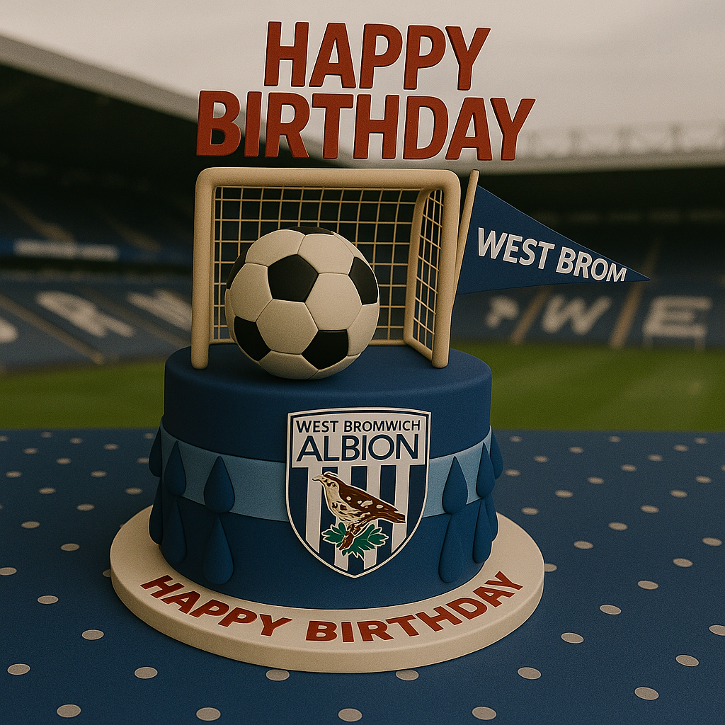 Soccer Happy Birthday West Brom Supporter