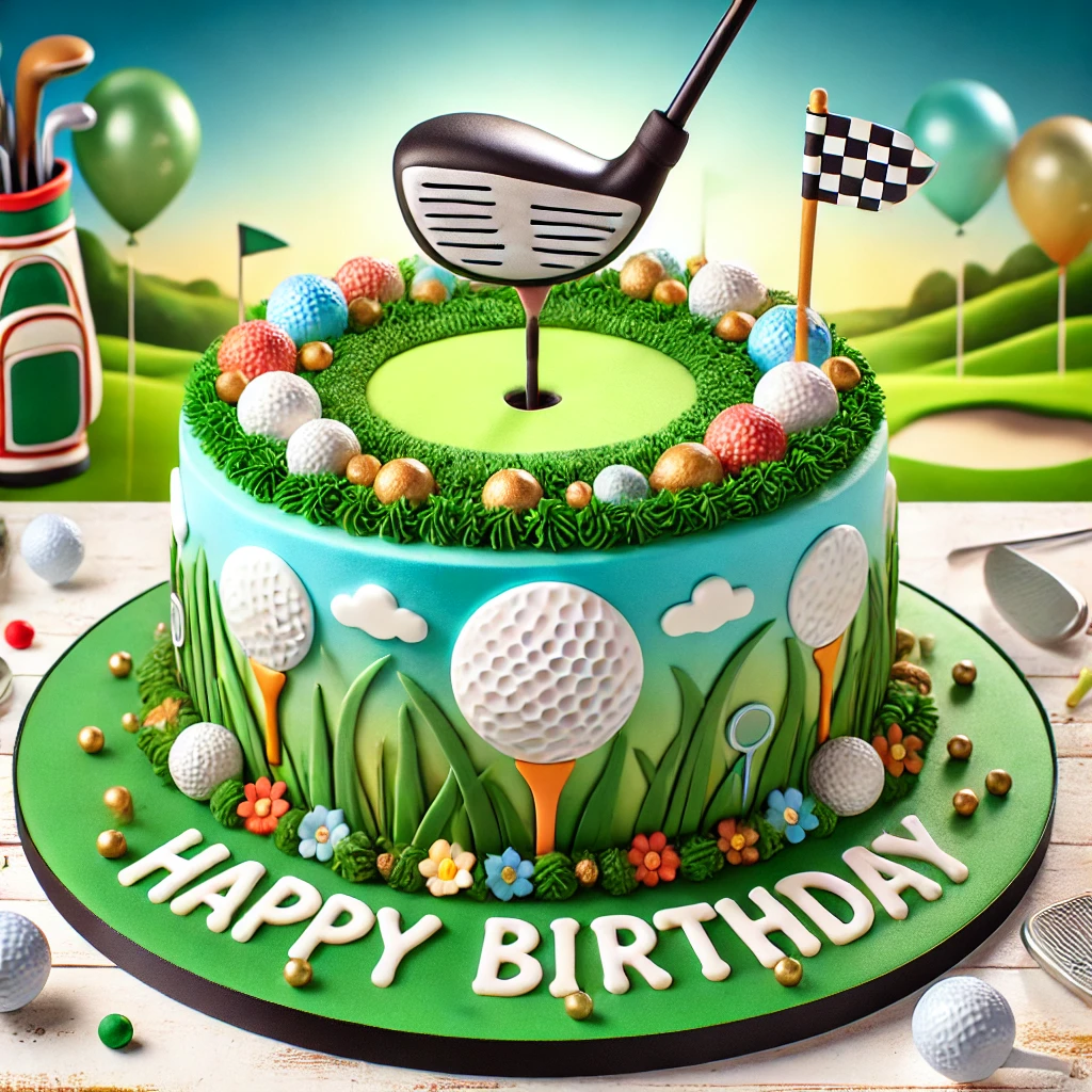 Happy Birthday Golf Fan Video Celebration