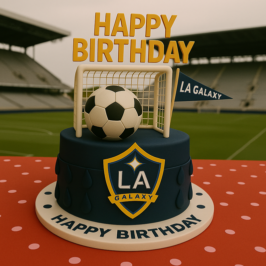 Soccer Happy Birthday LA Galaxy Supporter