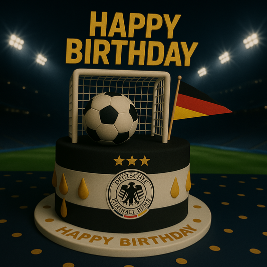 Soccer Happy Birthday Germany Supporter