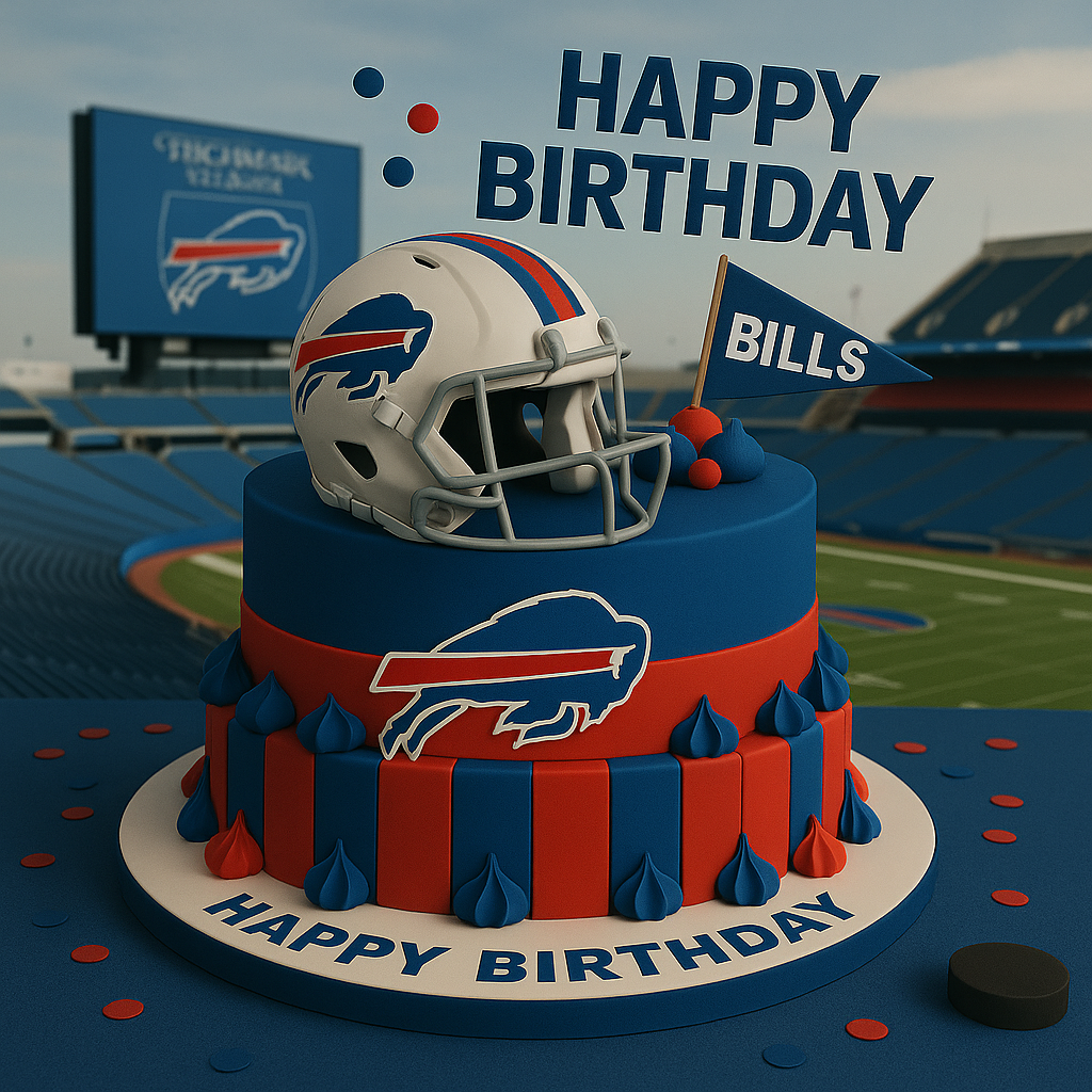 Buffalo Bills Birthday Surprise Digital Video for an Amazing Supporter Send Instantly Online