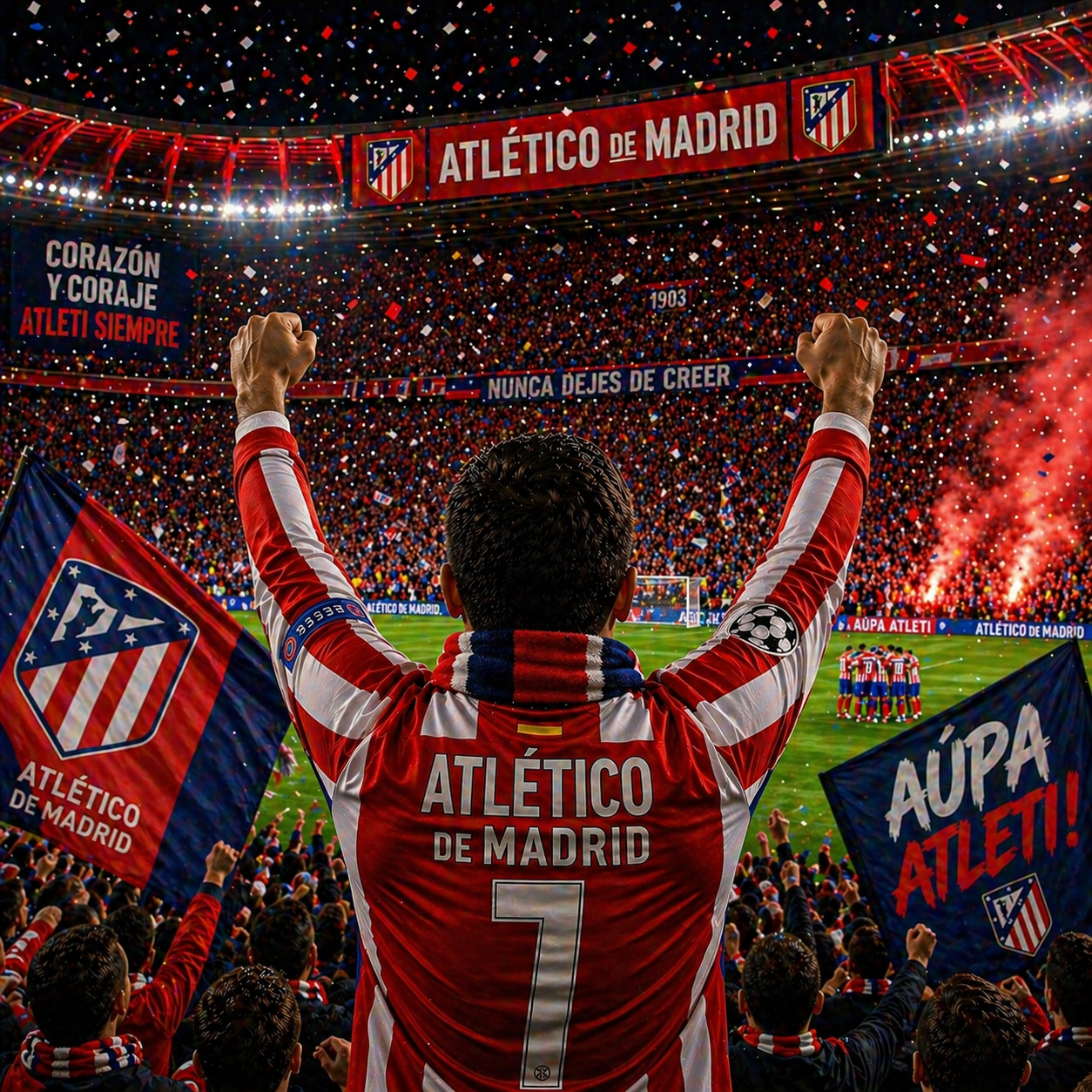 Superb Win Atlético Madrid Fan – Football Celebration Video for WhatsApp