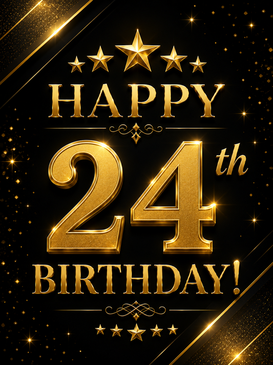 Happy 24th Birthday – Milestone Birthday Video Message for WhatsApp