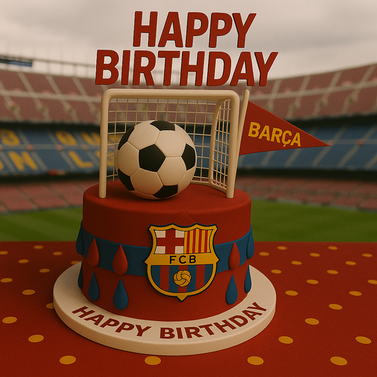 Soccer Happy Birthday Barcelona Supporter