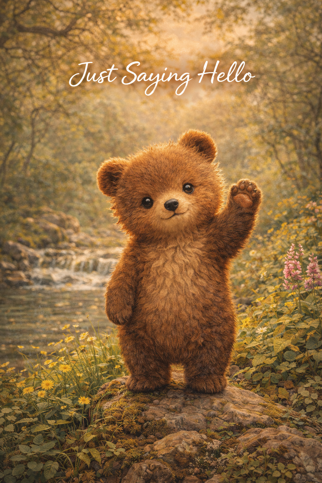 Just a Little Hello – Friendly Video Message to Share on WhatsApp