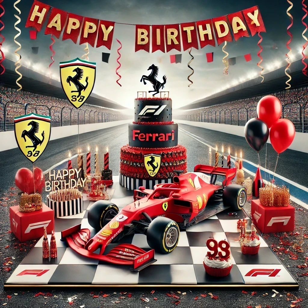 F1 Happy Birthday Ferrari F1 Fan