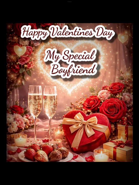 Valentine’s Day Special Video Message to My Boyfriend – Send Instantly Online