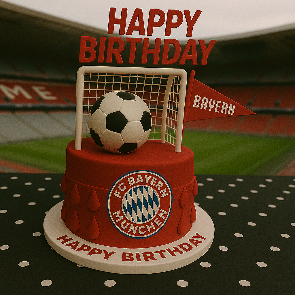 Soccer Happy Birthday Bayern Munich Supporter