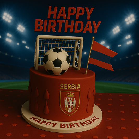 Happy Birthday to an Amazing Serbia Football Fan – Send Instantly Online