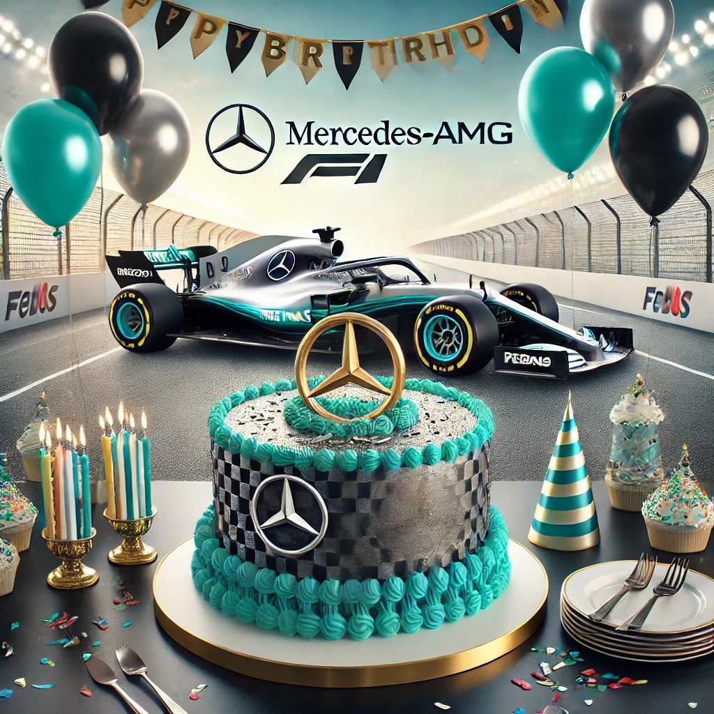 F1 Happy Birthday Mercedes F1 Fan