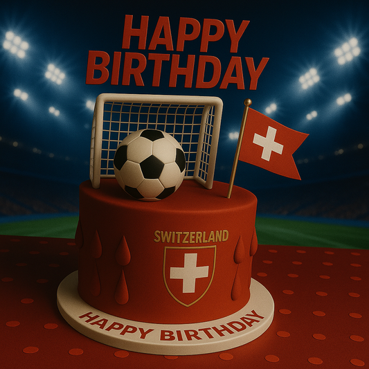 Happy Birthday to an Amazing Switzerland Football Fan – Send Instantly Online
