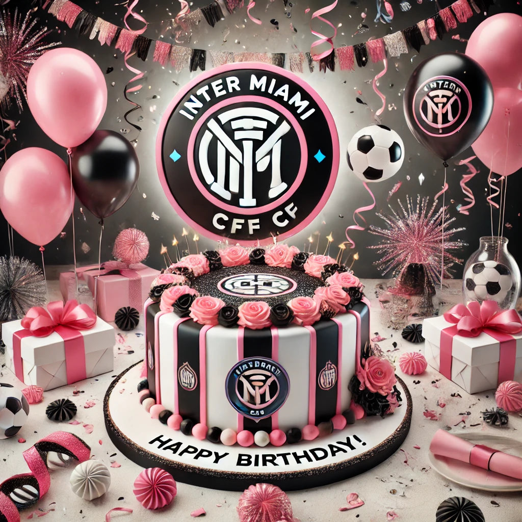 Football Happy Birthday Inter Miami CF Fan