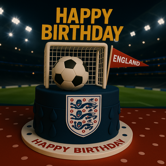 Soccer Happy Birthday England Supporter