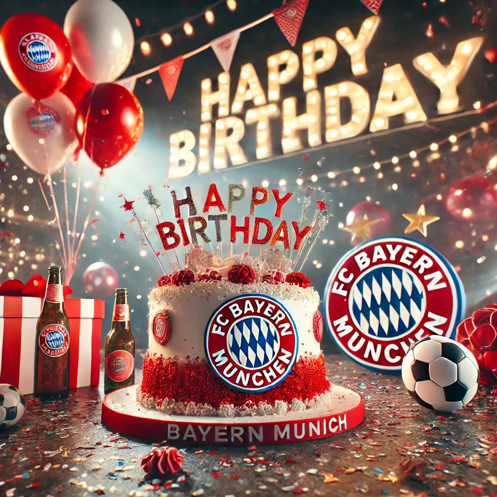 Football Happy Birthday Bayern Munich Fan Card