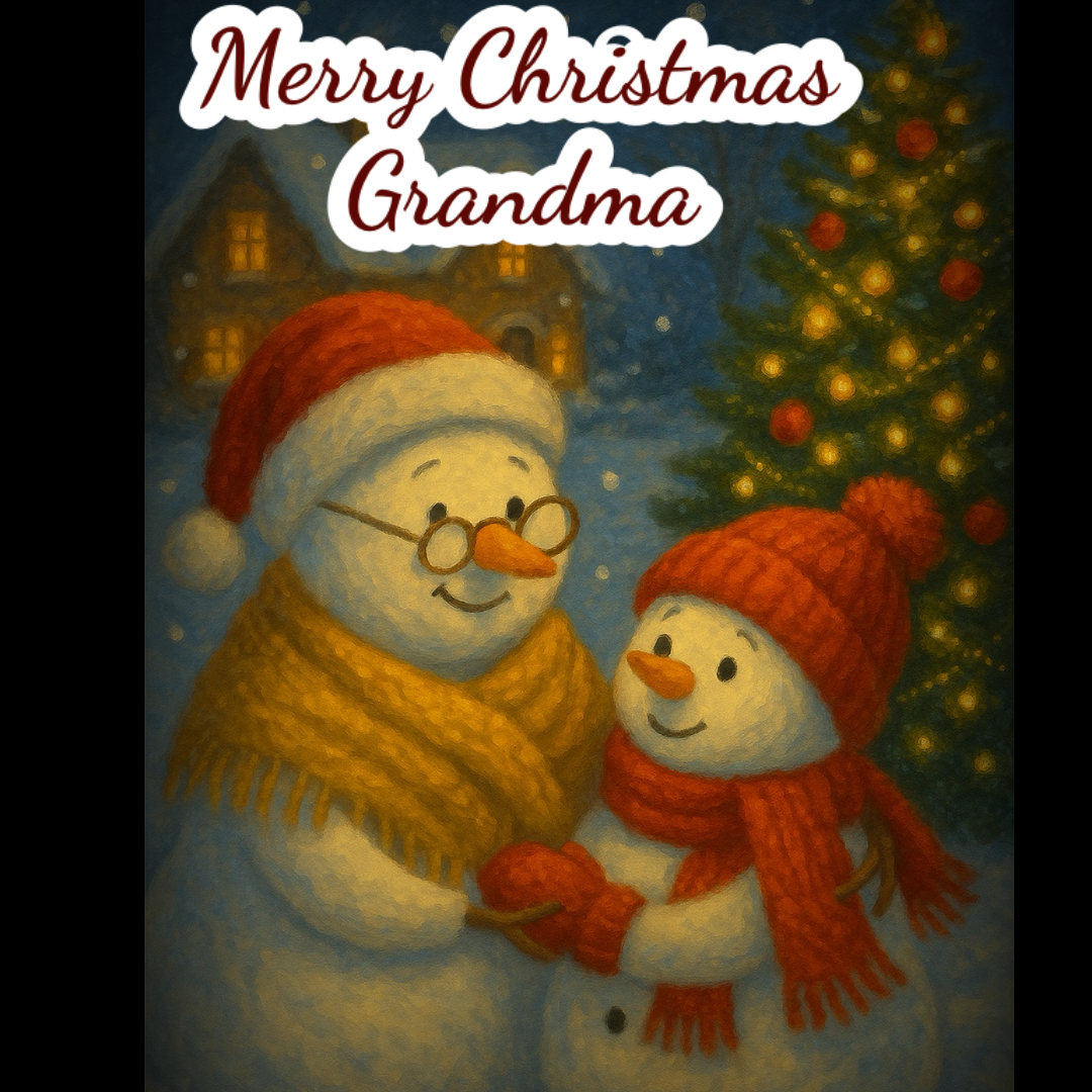 Merry Christmas Grandma – Send This Heartfelt Video Message Instantly Online