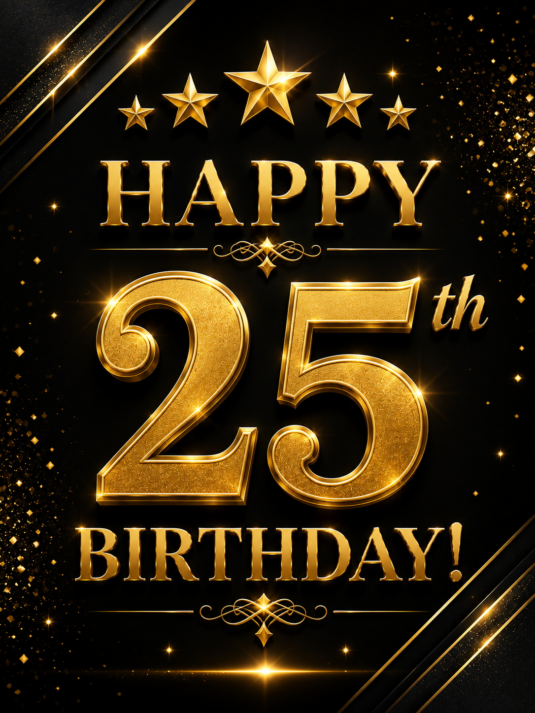 Happy 25th Birthday – Milestone Birthday Video Message for WhatsApp