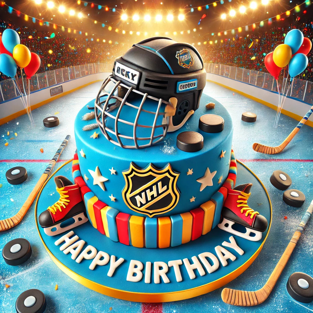 Happy Birthday Ice Hockey Fan Video Celebration