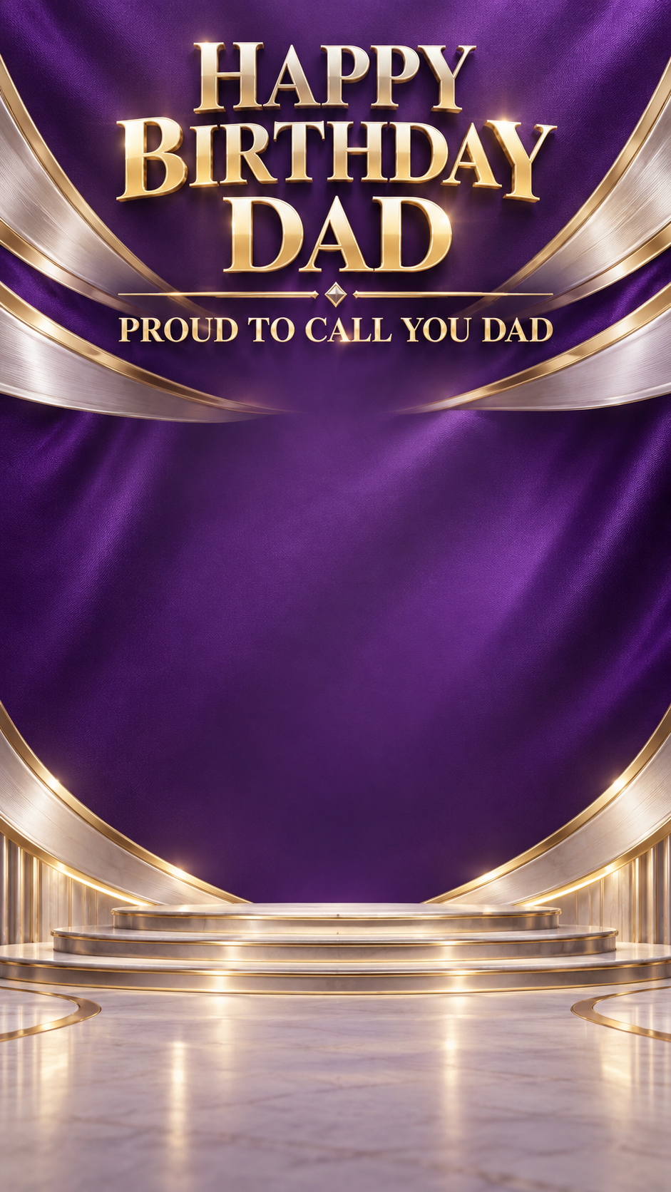 Happy Birthday Dad – Proud to Call You Dad Video Message for WhatsApp