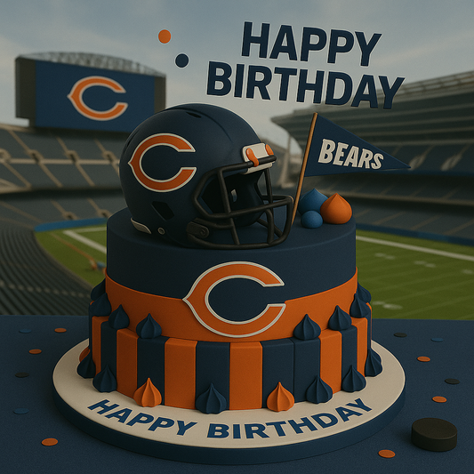 Chicago Bears Birthday Surprise Digital Video for an Amazing Supporter Send Instantly Online