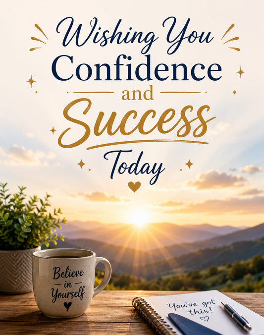 Wishing You Confidence and Success – Encouragement Video Message for WhatsApp
