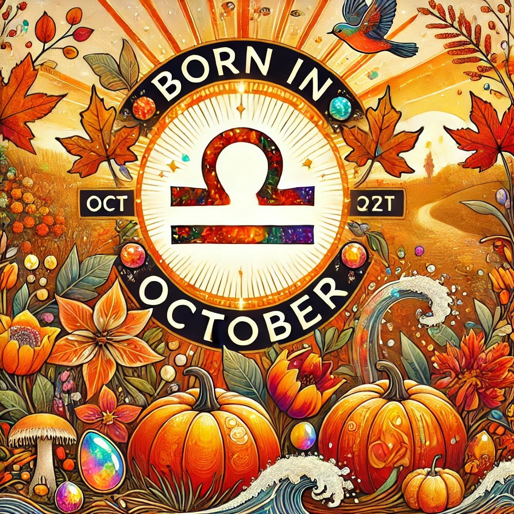 Born in October Video Message Card