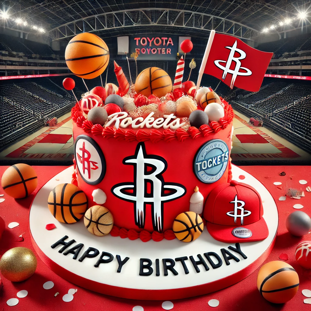 Basketball Happy Birthday Houston Rockets Supporter