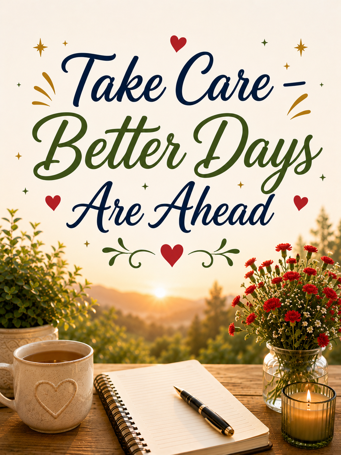 Take Care – Better Days Are Ahead – Support Video Message for WhatsApp