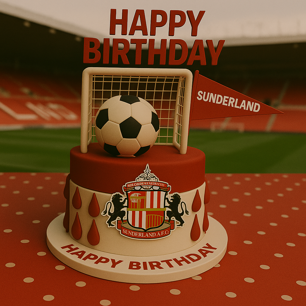 Soccer Happy Birthday Sunderland Supporter