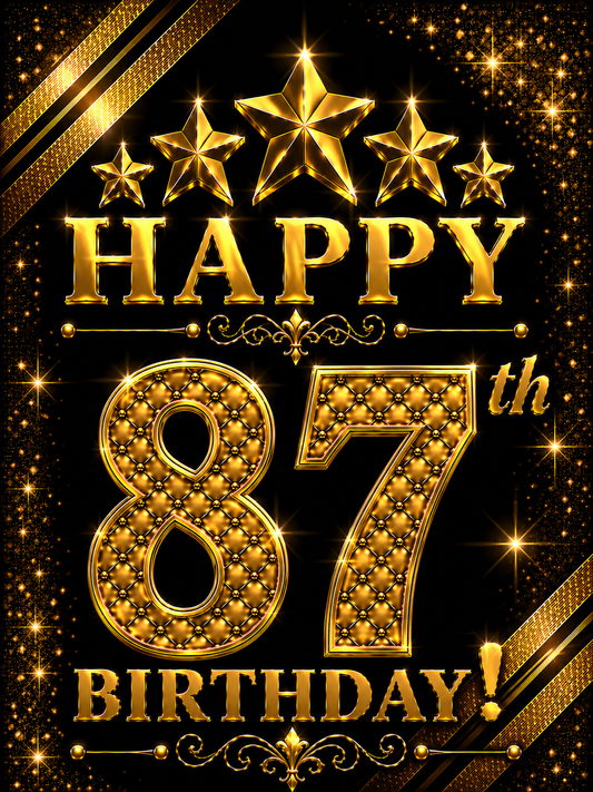 Happy 87th Birthday – Birthday Video Message for WhatsApp