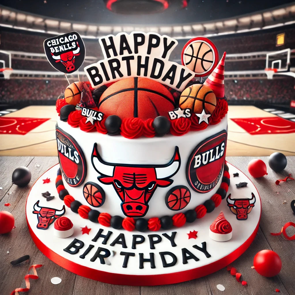 Basketball Happy Birthday Chicago Bulls Supporter