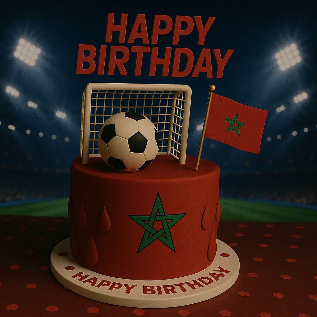 Happy Birthday to an Amazing Morocco Football Fan – Send Instantly Online
