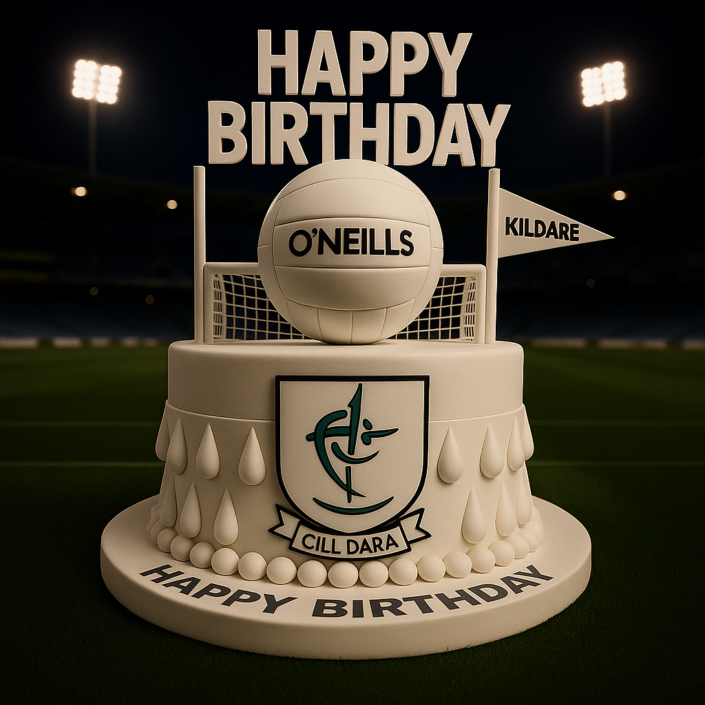Happy Birthday Kildare Gaelic Football Supporter Video Message Instant Download