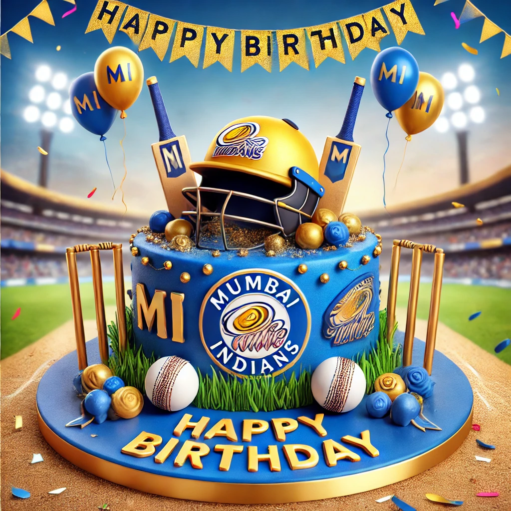 Cricket Happy Birthday Mumbai Indians Fan