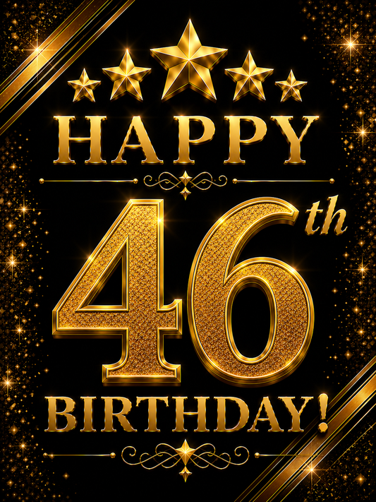 Happy 46th Birthday – Birthday Video Message for WhatsApp