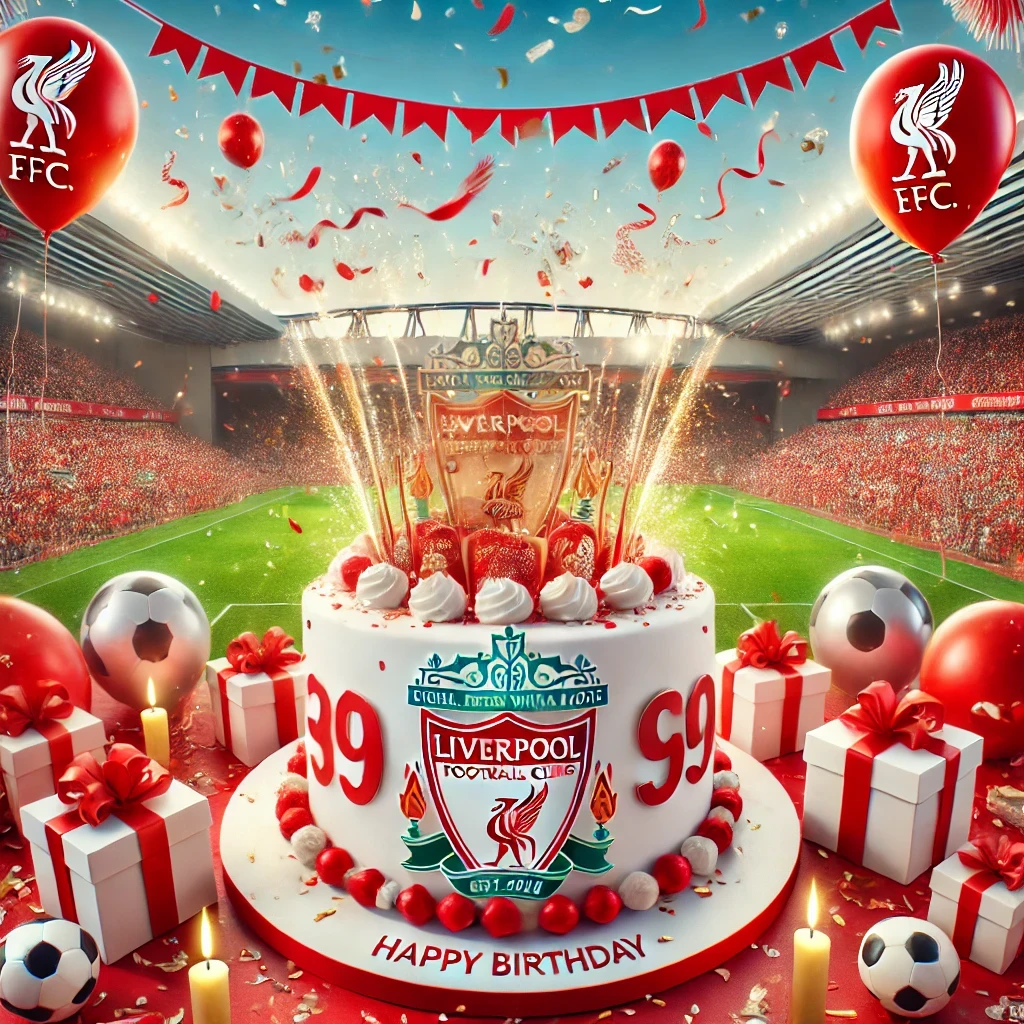 Football Happy Birthday Liverpool FC Fan