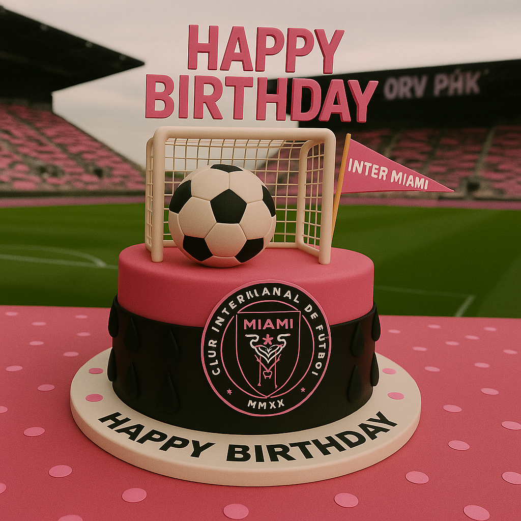 Soccer Happy Birthday Inter Miami Supporter