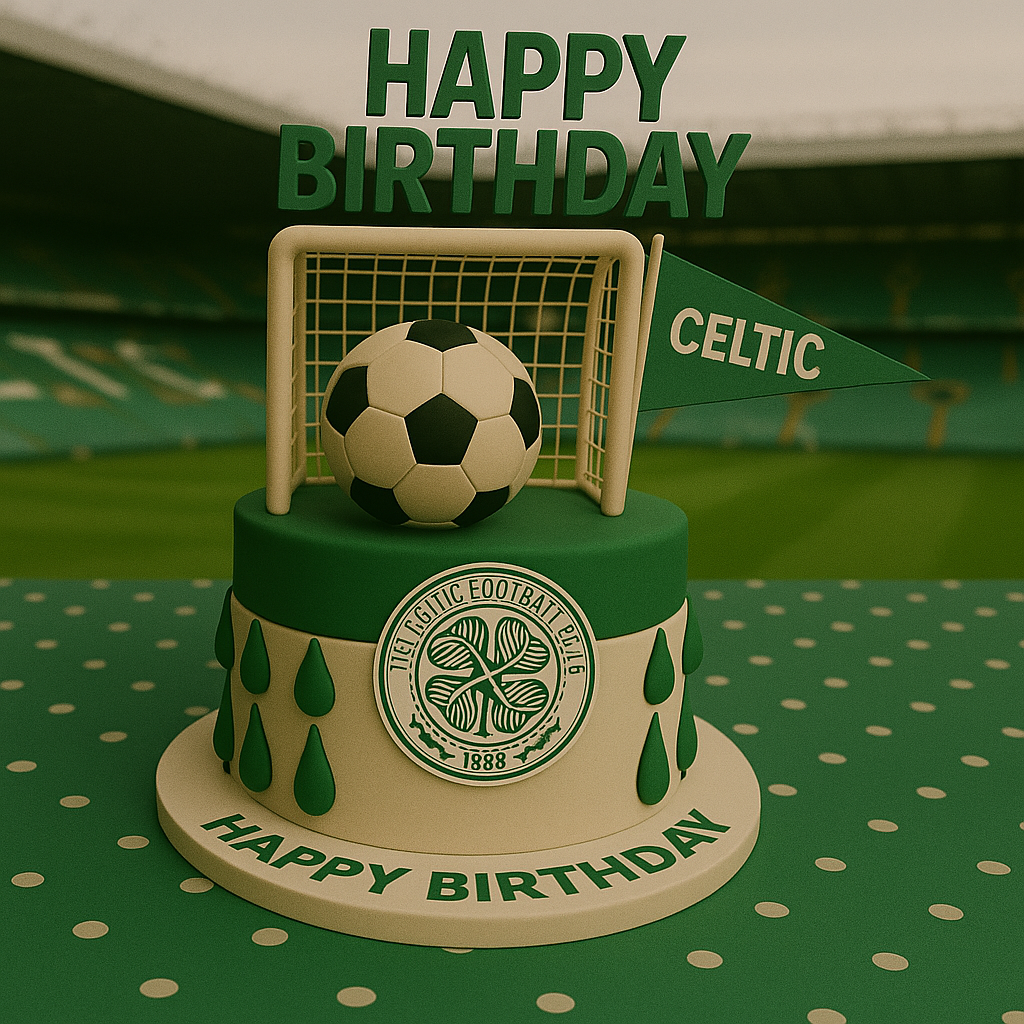 Soccer Happy Birthday Celtic Supporter